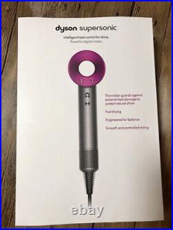 Brand New Dys Supersonic Hair Dryer Iron & Fuchsia HD03 IN SEALED BOX