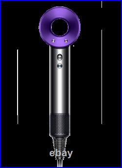 Brand New Dyson Supersonic Hairdryer Purple All Attachments & Box UK