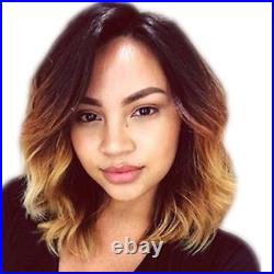 Brazilian Human Hair Short Wigs Full Lace Wigs Ombre Remy Hair Lace Front Wigs