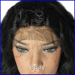 Brazilian Lace Front Black Natural Full Wig For Women Simulation Human Hair Wigs