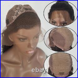 Brazilian Virgin Human Hair Full Lace Wigs With Bangs Lace Front Wigs Straight