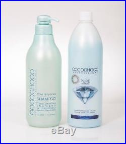 COCOCHOCO PURE total repair Keratin hair Treatment 1L + Pre treatment Shampoo 1L