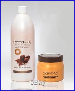 COCO CHOCO Complex Brazilian Keratin hair Treatment 1000ml + Repair mask 500ml