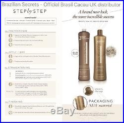 Cadiveu Brasil Cacau Brazilian Keratin Treatment Blow Dry Hair Straightening Kit