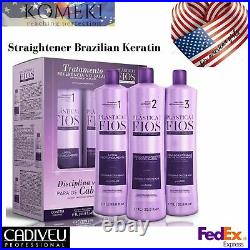 Cadiveu Plastica dos Fios Straightener Brazilian Keratin Strand Treatment 3 x 1L