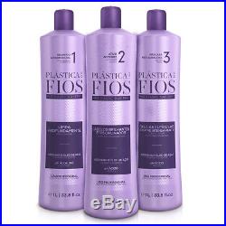 Cadiveu Plastica dos fios Brazilian Keratin kit hair treatment 3 x 1000ml 34oz