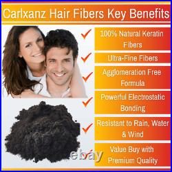 Carlxanz Hair Building Fibers for Thinning Hair Refill Bag Caboki Toppik! L Eqvlt