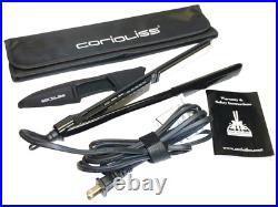 Corioliss C3 Professional 1 Titanium Styling Flat Iron Hair Straightener, Black
