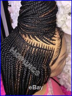 Cornrow braided Wig (pre-order takes 4 Working days to make)