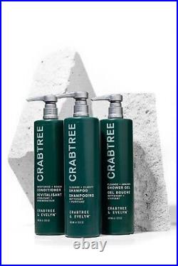 Crabtree & Evelyn Conditioner & Shower Gel & Shampoo Jumbo 15Fl. (443ml) NEW