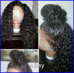 Curly 100% Human Hair Lace Front Wig Brazilian Remy Full Lace Wig with Baby Hair