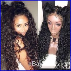 Curly 100% Human Hair Lace Front Wig Brazilian Remy Full Lace Wig with Baby Hair