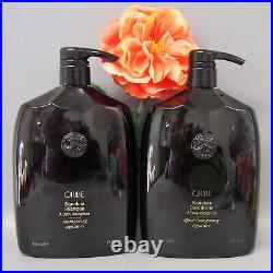 DUO Oribe Signature Shampoo 33.8oz & Conditioner 33.8oz With PUMPS Luxurious