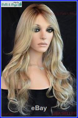 Down Time Lace Front Hand Tied Monotop Wig Raquel Welch Golden Wheat SS1488
