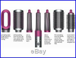 Dyson Airwrap Complete Hair Styler and Hair Dryer Nickel with Fuschia
