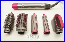 Dyson HS01 Airwrap Hair Styler Nickel/Fuschia (IL/RT6-14532-HS01-MP-FUS-UA)