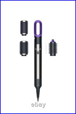 Dyson HS01 Airwrap Hair Styler Nickel/Purple with 4 Accessories IL/RT6-14