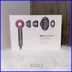 Dyson Supersonic HD03 Hair Dryer Iron/Fuchsia With New Attachment Sealed in Box