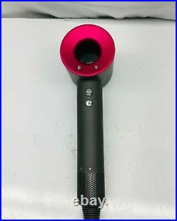Dyson Supersonic Hair Dryer Plus Diffuser and Smoothing Nozzle, Iron/Fuchsia
