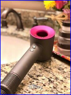 Dyson Supersonic Hair Dryer with Attachments Fuchsia