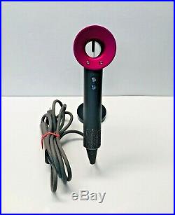 Dyson Supersonic Iron Fuchsia Hair Dryer and Diffuser Only