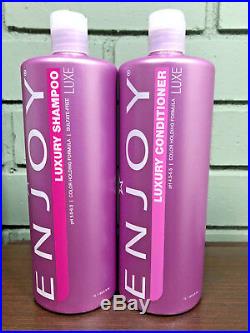 Enjoy Luxury Shampoo & Conditioner 33.8oz LITER DUO NEW! Free 2-Day Shipping