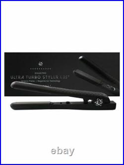 Evalectric Ultra Turbo Styler Tourmaline Ionic Flat Iron Hair Straightener 1.25