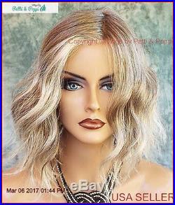 Evanna Wig Rene of Paris Lace Front Partial Mono ICED BLOND NEW COLOR AUTHENTIC