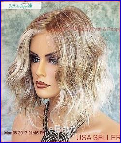Evanna Wig Rene of Paris Lace Front Partial Mono ICED BLOND NEW COLOR AUTHENTIC
