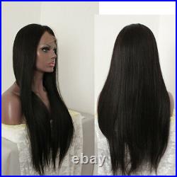 Front Lace Wig Full Wigs 100% Virgin Brazilian Human Hair Wigs Silky Straight
