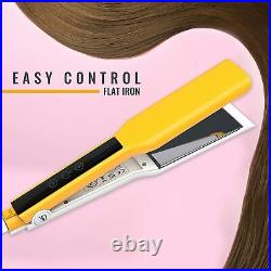 GK Hair Flat Iron Professional Straightener Titanium Styling Hair Styling Device