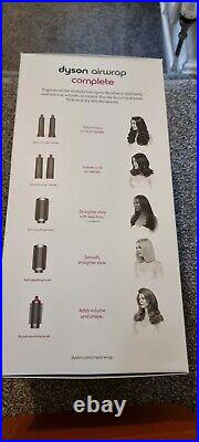 Genuine Dyson Airwrap Complete 8pcs with Case Nickel/fuchsia new other