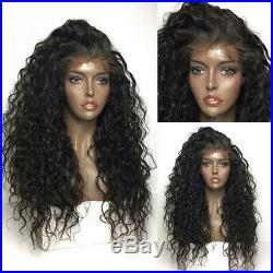 Glueless Virgin Hair Full Lace Human Hair Lace Front Wig Baby Hair Black Women