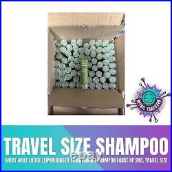 Great Wolf Lodge Lemon Ginger Conditioning Shampoo Case of 288, Travel Size