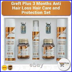 Greft Plus 3 Months Anti-Hair Loss, After Hair Transplant Complete Hair Care Set