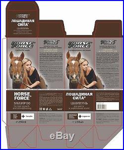 HORSE FORCE SHAMPOO hair growth & strengthening keratin based surfactants oat