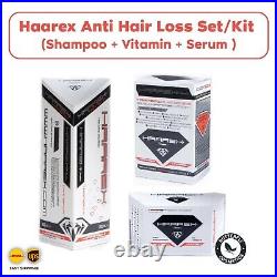 Haarex Anti Hair Loss Kit (Shampoo + Vitamin + Serum)