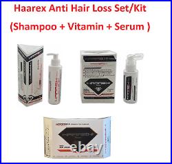 Haarex Anti Hair Loss Kit (Shampoo + Vitamin + Serum)