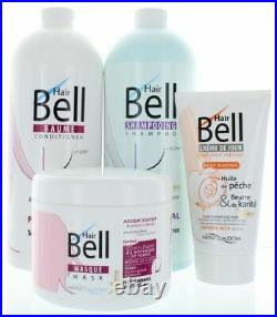 HairBell Shampoo + Conditioner + Mask + HairCream PRO