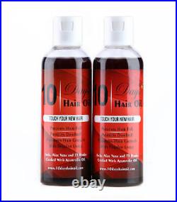 Hairole Ten 10 Days Hair Oil (For Men & Women) Hair Oil (100 ml) PACK OF 4