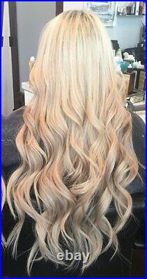 Halo Couture Hair Extensions HALO 20 Inches Platinum/Violet Blonde #60