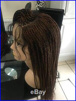 Handmade braided wig colour 1b 30 33 cornrows million braid