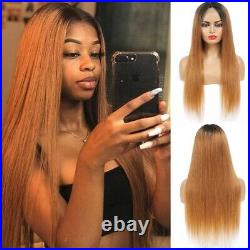 Honey Brown 180 Density Glueless T-Lace Wig 100% Virgin Hair