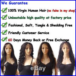 Hot Glueless Brazilian Human Hair Lace Front Wig Full Lace Wigs with Baby Hair h