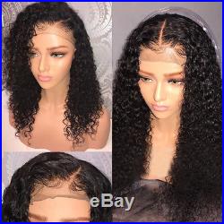 Hot Glueless Virgin Human Hair Wigs Pre Plucked Hairline Full Lace Front Wigs