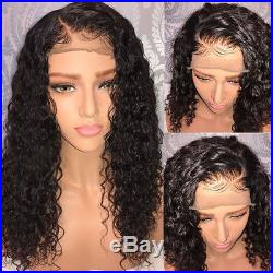 Hot Glueless Virgin Human Hair Wigs Pre Plucked Hairline Full Lace Front Wigs