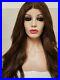 Human Hair Lace Front Wig Chestnut Brown Wig transparent lace frontal