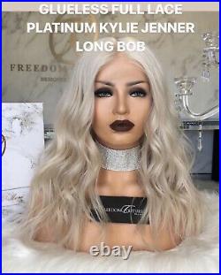 Human Hair Platinum Blonde Wig Freedom Couture