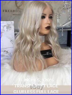 Human Hair Platinum Blonde Wig Freedom Couture