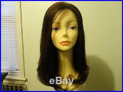 Human Hair Wig Sheitel Very Dark Browns color 6-2, New Malky 100% Kosher Remy